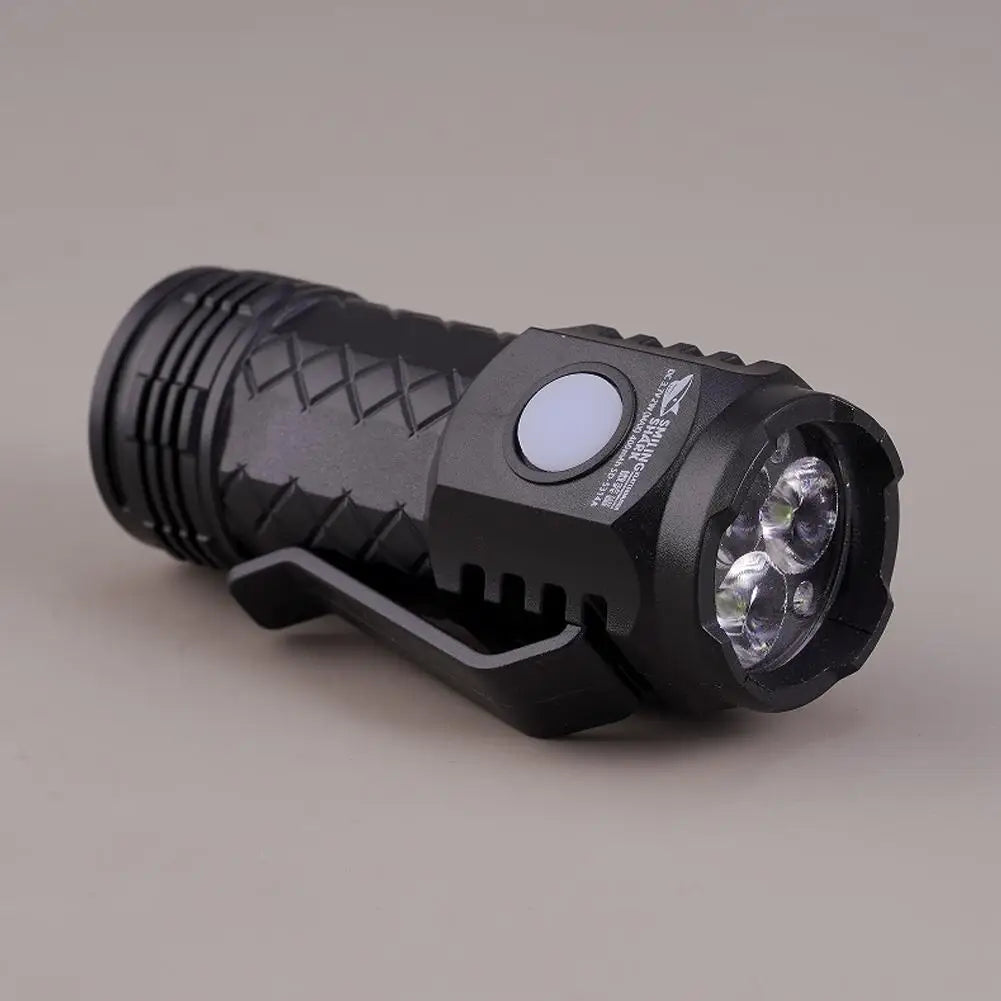 Mini 3-LED Flashlight Type-C Rechargeable – Clip-On Pocket Torch Mini LED Flashlight Axl