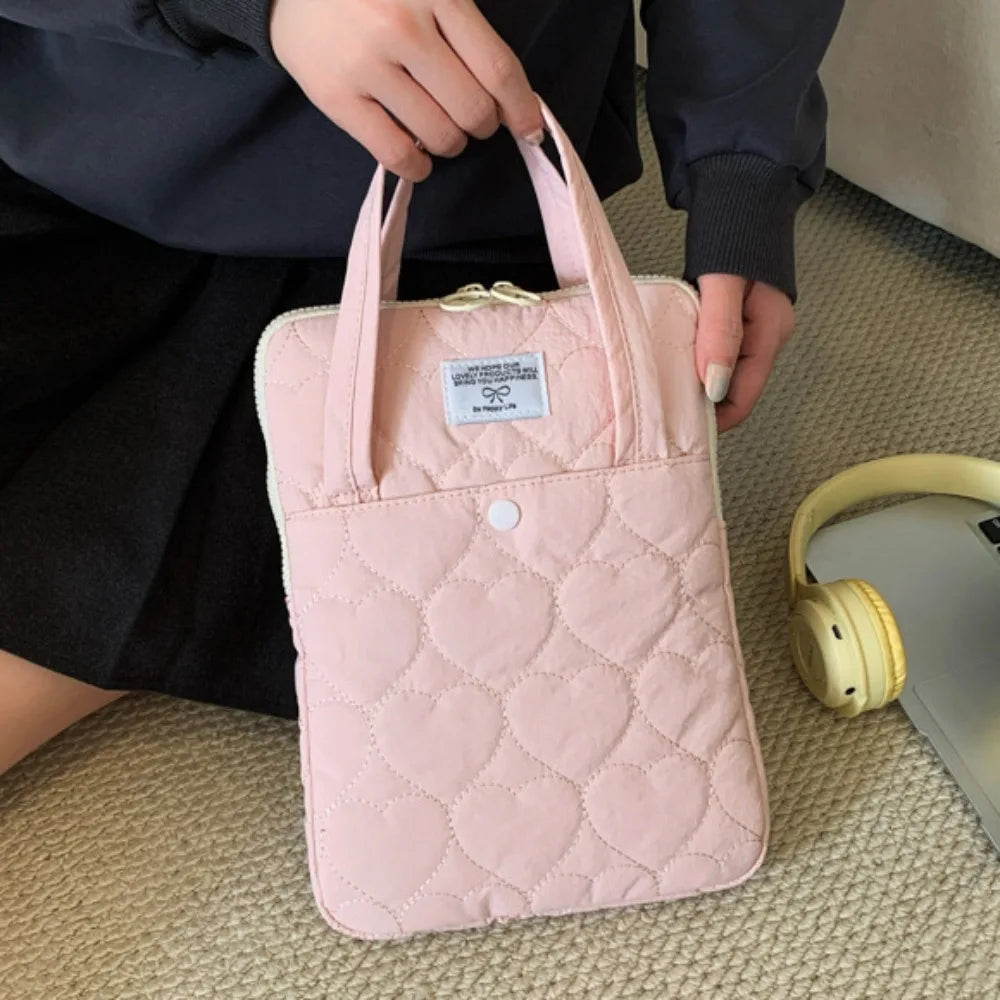 Stylish Handle Laptop Sleeve – Lightweight Bag 11 & 14 Inch Laptop Sleeve Axl 11in Pink