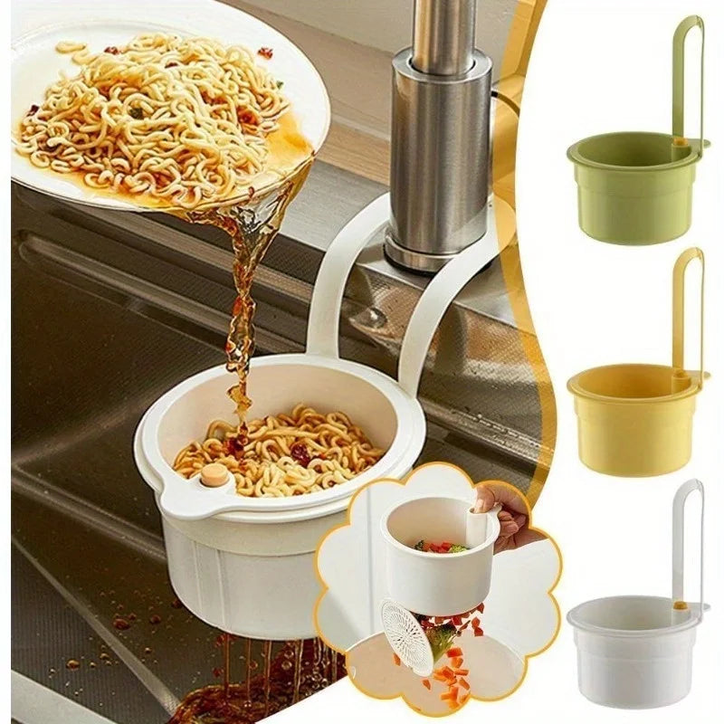 3-Pack Push-Type Self-Cleaning Sink Strainer Basket Drain Sink Strainer Basket Axl