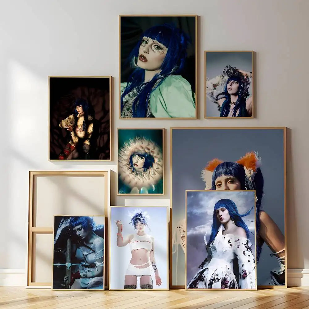 Ashnikko Self-Adhesive Wall Poster – HD Music Room Decor Wall Art Poster Axl