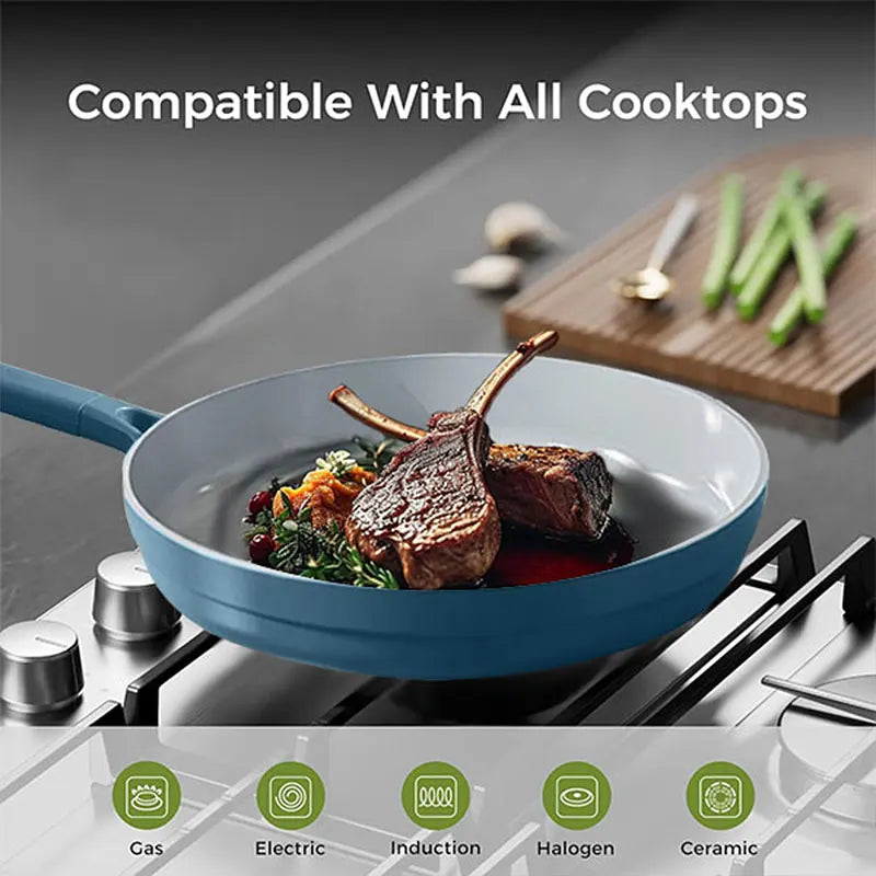 Non-Stick Ceramic Frying Pan – Egg, Omelet & Pancake Skillet Ceramic Frying Pan Axl