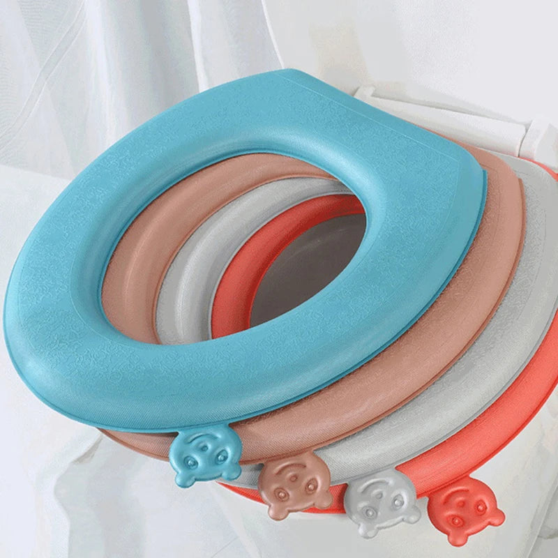 EVA Waterproof Toilet Seat Cover – Thickened Cushion, 4 Colors Toilet Seat Cover Axl