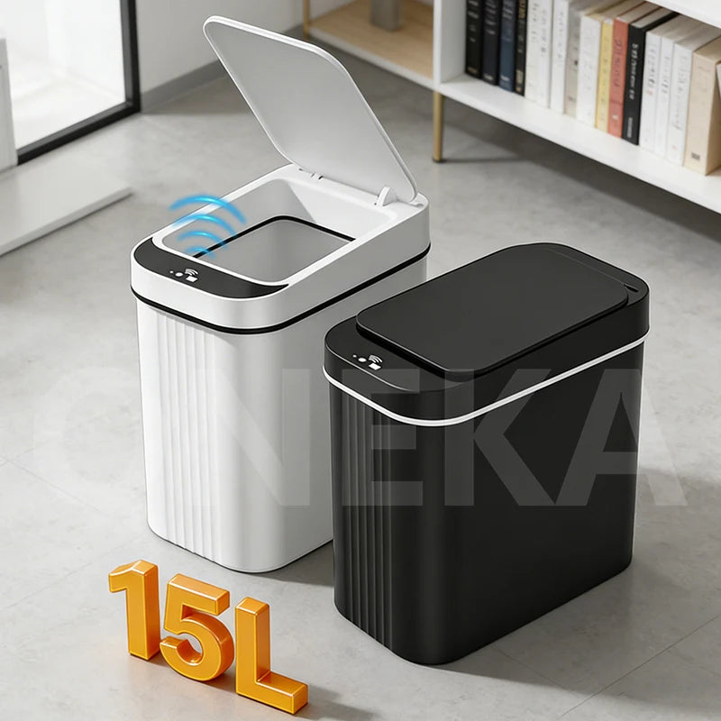 15L Motion Sensor Trash Can – Touchless Bin for Home Motion Sensor Bin Axl