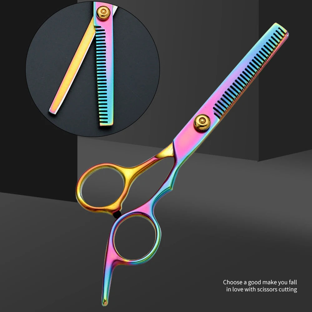 Professional 6-Inch Hair Scissors Set – Cutting & Thinning Shears Hair Scissors Set Axl