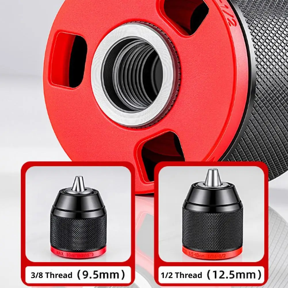 Ratchet Self-Locking Keyless Drill Chuck 0.8–13mm Metal Keyless Drill Chuck Axl