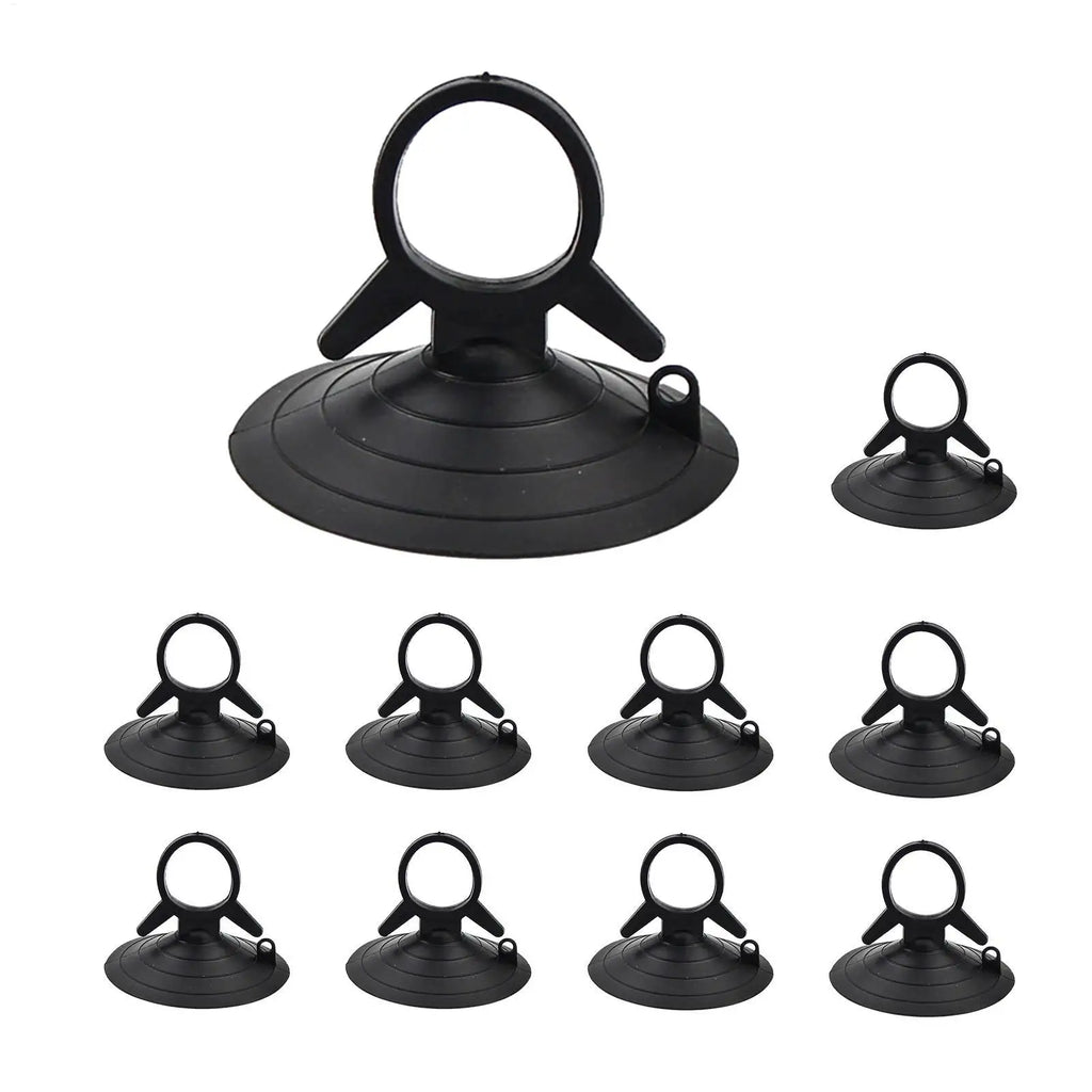 PVC Suction Cup Hooks 10-Pack – Car, Glass & Bathroom Suction Cup Hooks Axl
