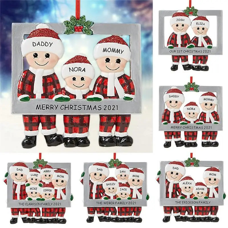 Reindeer Family Christmas Tree Ornament Pendant | 2–6 People Christmas Tree Ornament Axl