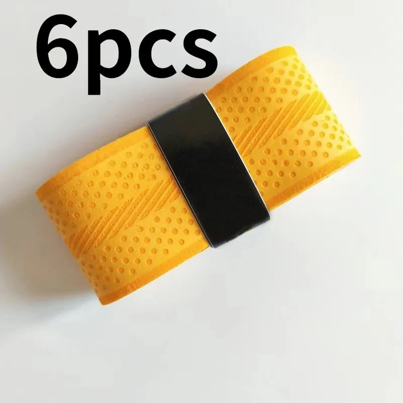 6-Pack PU Golf Club Overgrip Tape – Anti-Slip Wrapping Grips Golf Club Overgrip Axl Orange-6pcs