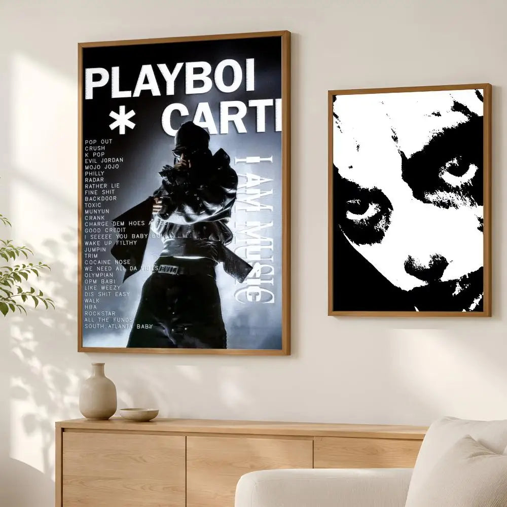 Playboi Carti Opium HD PVC Wall Poster – Peel & Stick Wall Art Poster Axl