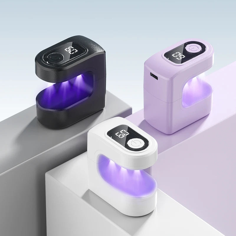 Portable Mini UV LED Nail Lamp – 2-Timer Gel Polish Dryer UV LED Nail Lamp Axl