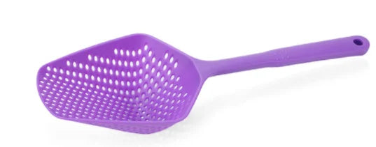 Nylon Scoop Colander – Large Food Strainer Kitchen Gadget Kitchen Colander Strainer Axl PURPLE