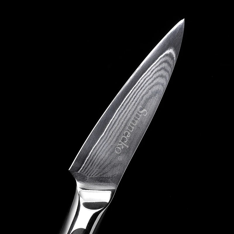 Sunnecko 3.5" VG10 Damascus Steel Paring Knife – 73 Layers Damascus Paring Knife Axl