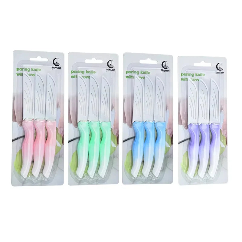 4-Piece Gradient Stainless Steel Paring Knife Set | Kitchen Paring Knife Set Axl 4 SET