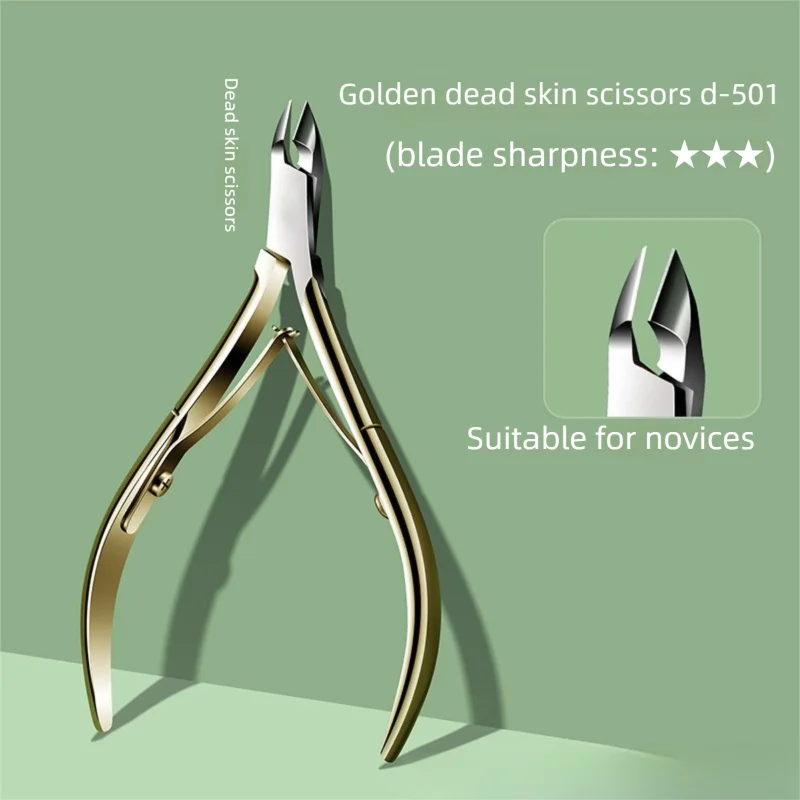 Professional Stainless Steel Cuticle Nipper | Nail Care Tool Cuticle Nipper Axl Gold