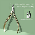Professional Stainless Steel Cuticle Nipper | Nail Care Tool Cuticle Nipper Axl Gold