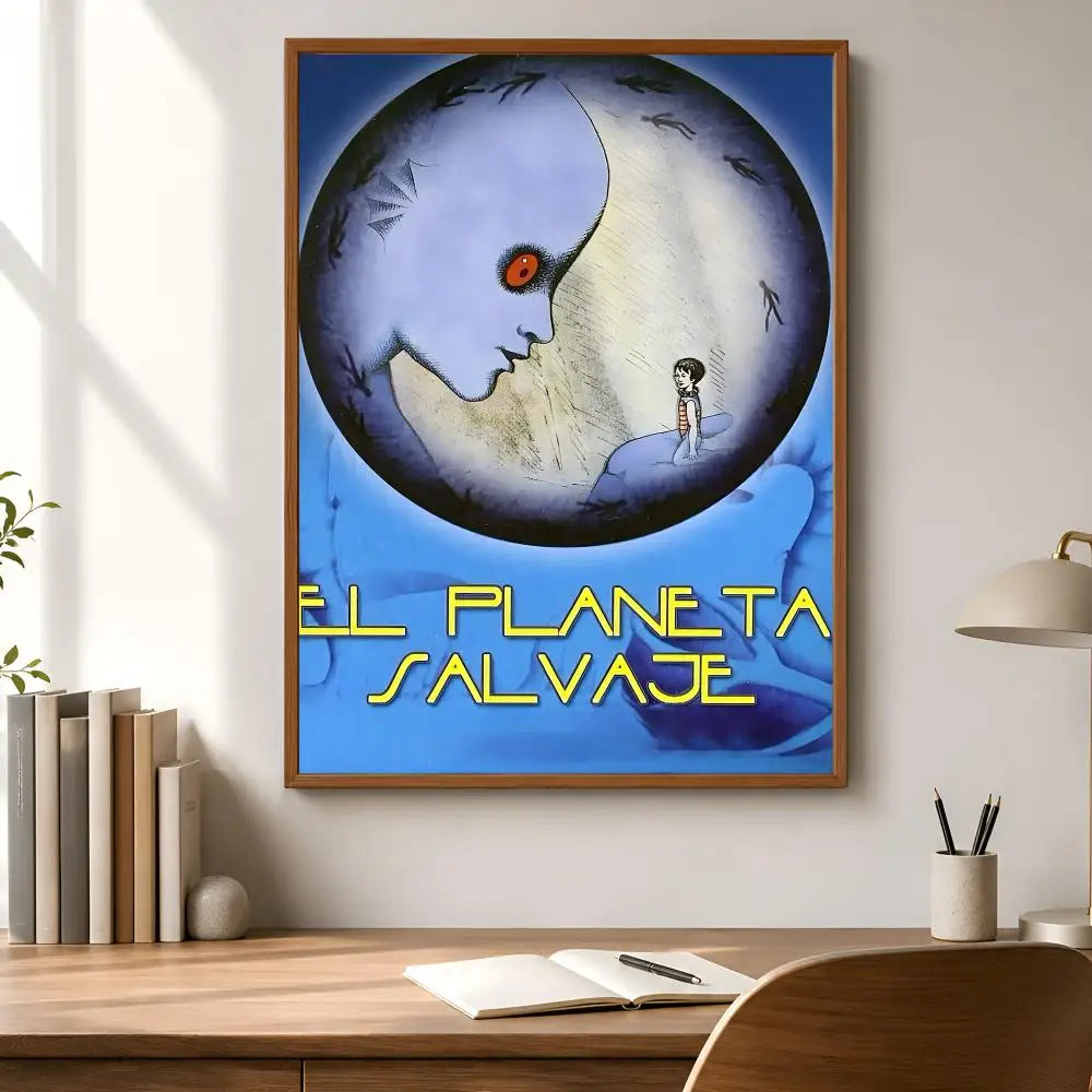 Fantastic Planet Poster HD Waterproof Wall Sticker | Home Décor Wall Sticker Decal Axl