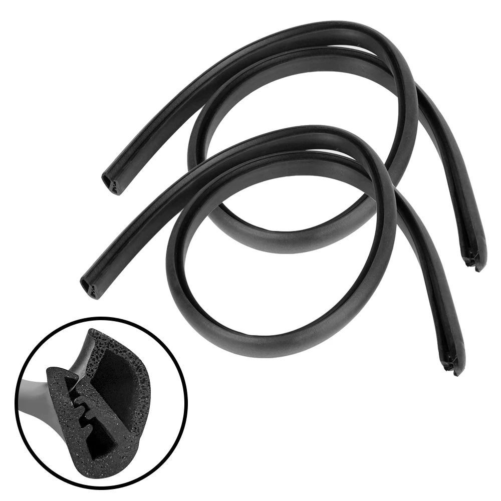 EPDM Car Door Weatherstrip B Pillar Seal Strip 2Pcs Car Door Seal Strip Axl B Pillar 2Pcs