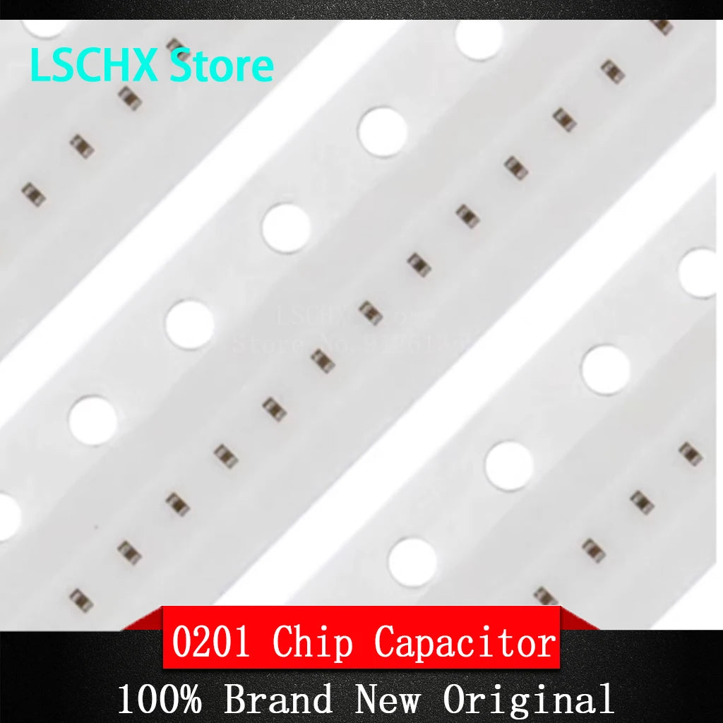 0201 SMD Multilayer Ceramic Capacitor 15000 PCS/Roll 0.5pF–4.7uF Ceramic Capacitor Reel Axl 33NF