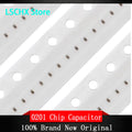 0201 SMD Multilayer Ceramic Capacitor 15000 PCS/Roll 0.5pF–4.7uF Ceramic Capacitor Reel Axl 33NF