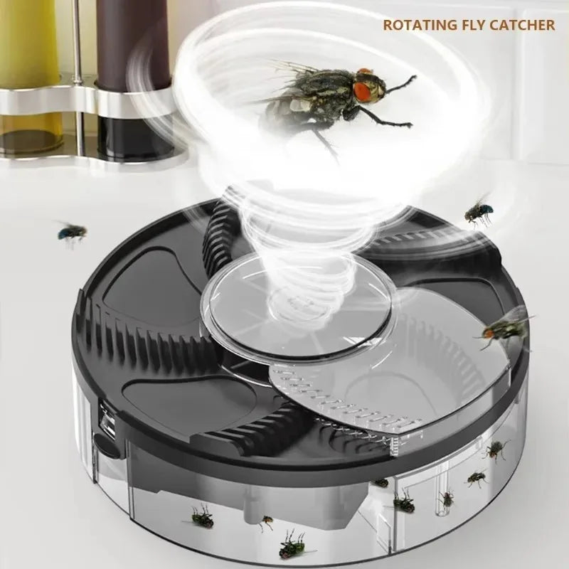 USB Rechargeable Indoor Fly Trap – Quiet Automatic Insect Catcher Indoor Fly Trap Axl