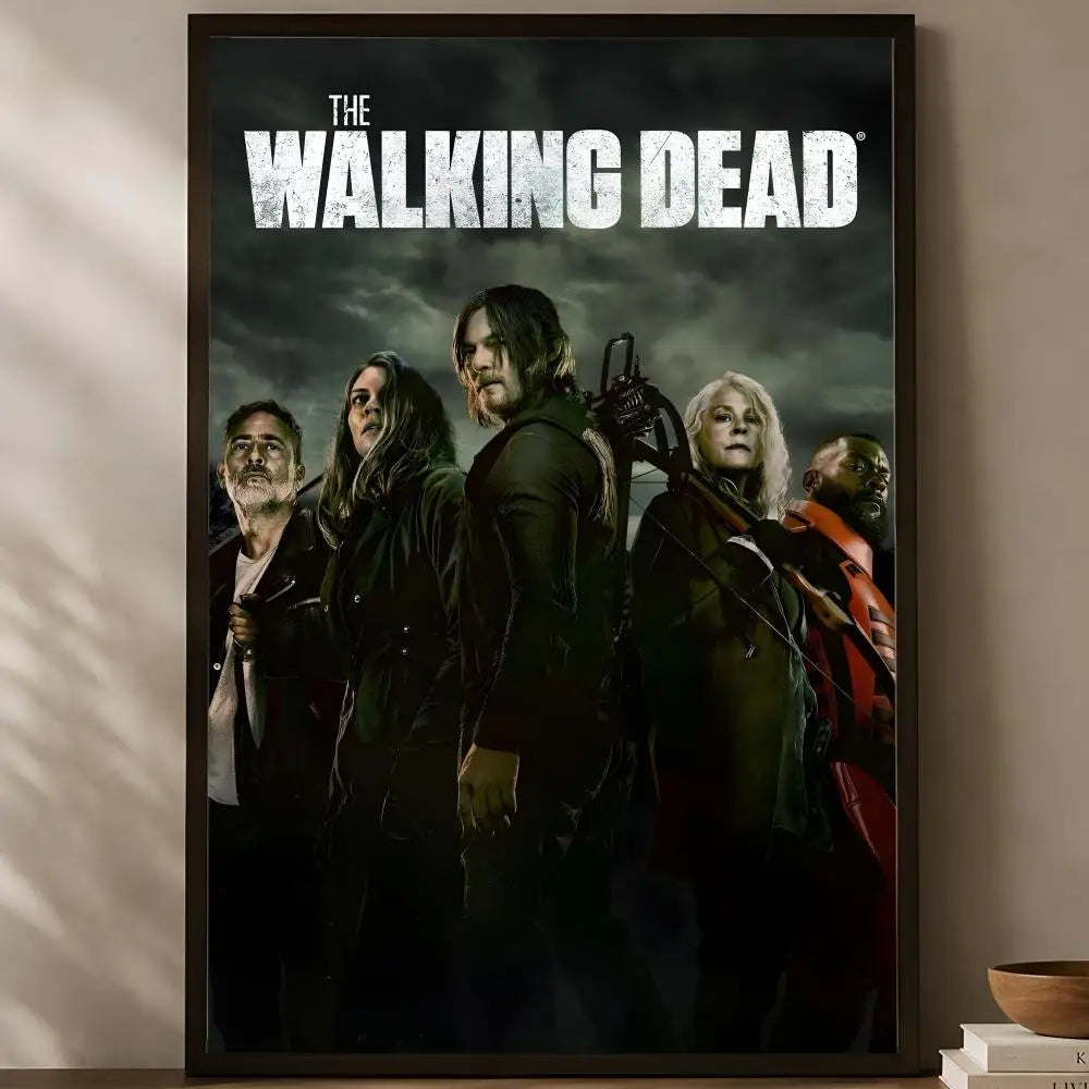 Walking Dead Self-Stick HD PVC Wall Poster – Waterproof Decor Wall Art Poster Axl