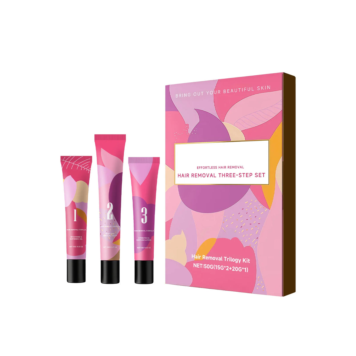 Women's Facial Hair Removal Kit – Depilatory Cream & Soothing Gel Depilatory Cream Kit Axl 1 PCS