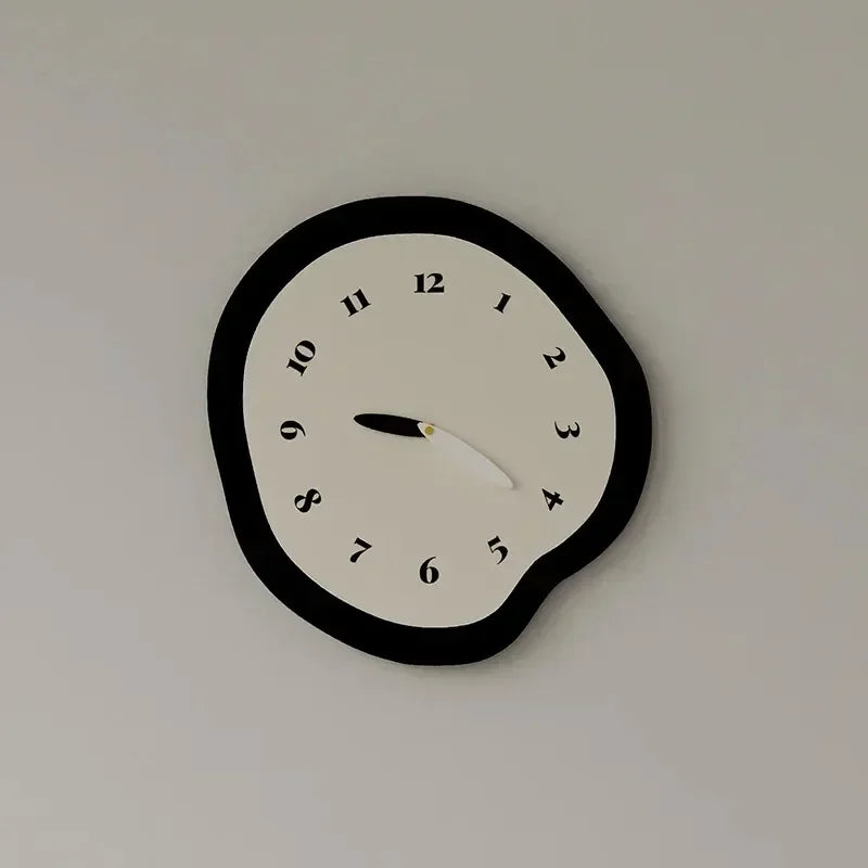 Nordic Silent Wall Clock – Geometric Home Decor 40cm Silent Wall Clock Axl Without Pendulum 33X35CM