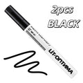 Golden Tombstone Marker – Restores Granite & Marble Text Art Marker Pen Axl Black 2pcs