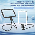 Digital Magnifying Glass – Switchable Screen, Rechargeable Digital Magnifier Axl WHITE