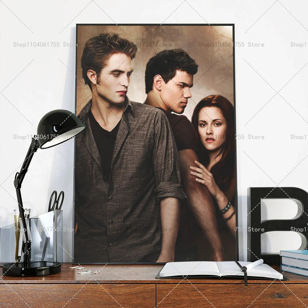 Twilight Movie Poster – Self-Adhesive Waterproof Wall Sticker Wall Art Poster Axl z7 30x42cm No Frame