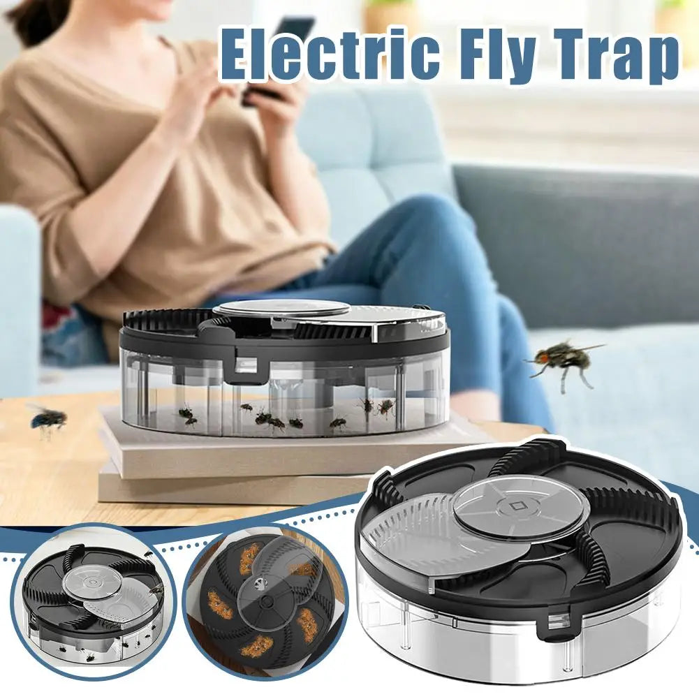 USB Electric Indoor Fly Trap – Quiet Automatic Fly Catcher Electric Fly Trap Axl
