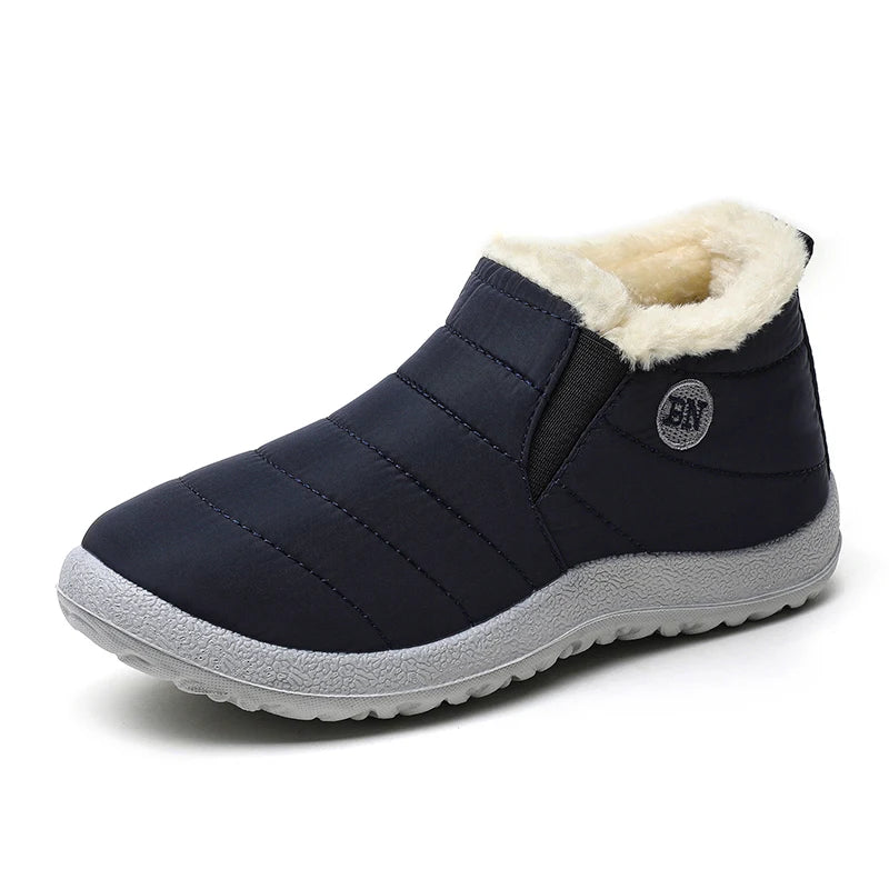 HAJINK Women's Waterproof Ankle Snow Boots – Fur Lined Winter Women's Snow Boots Axl