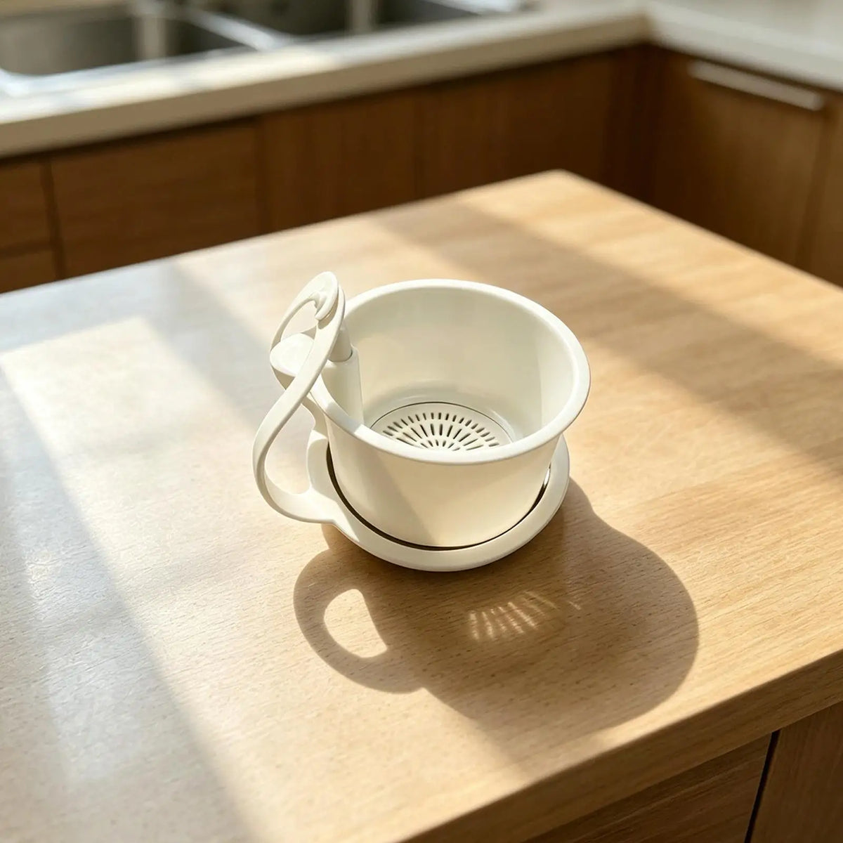 Self-Cleaning Push Sink Strainer Basket | Food Waste Filter Sink Strainer Basket Axl