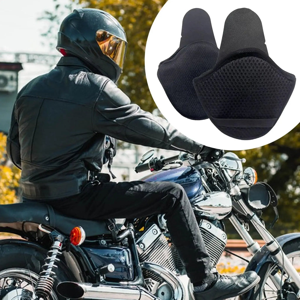 Motorcycle Helmet Earmuffs – Detachable Winter Ear Warmers Helmet Earmuffs Axl