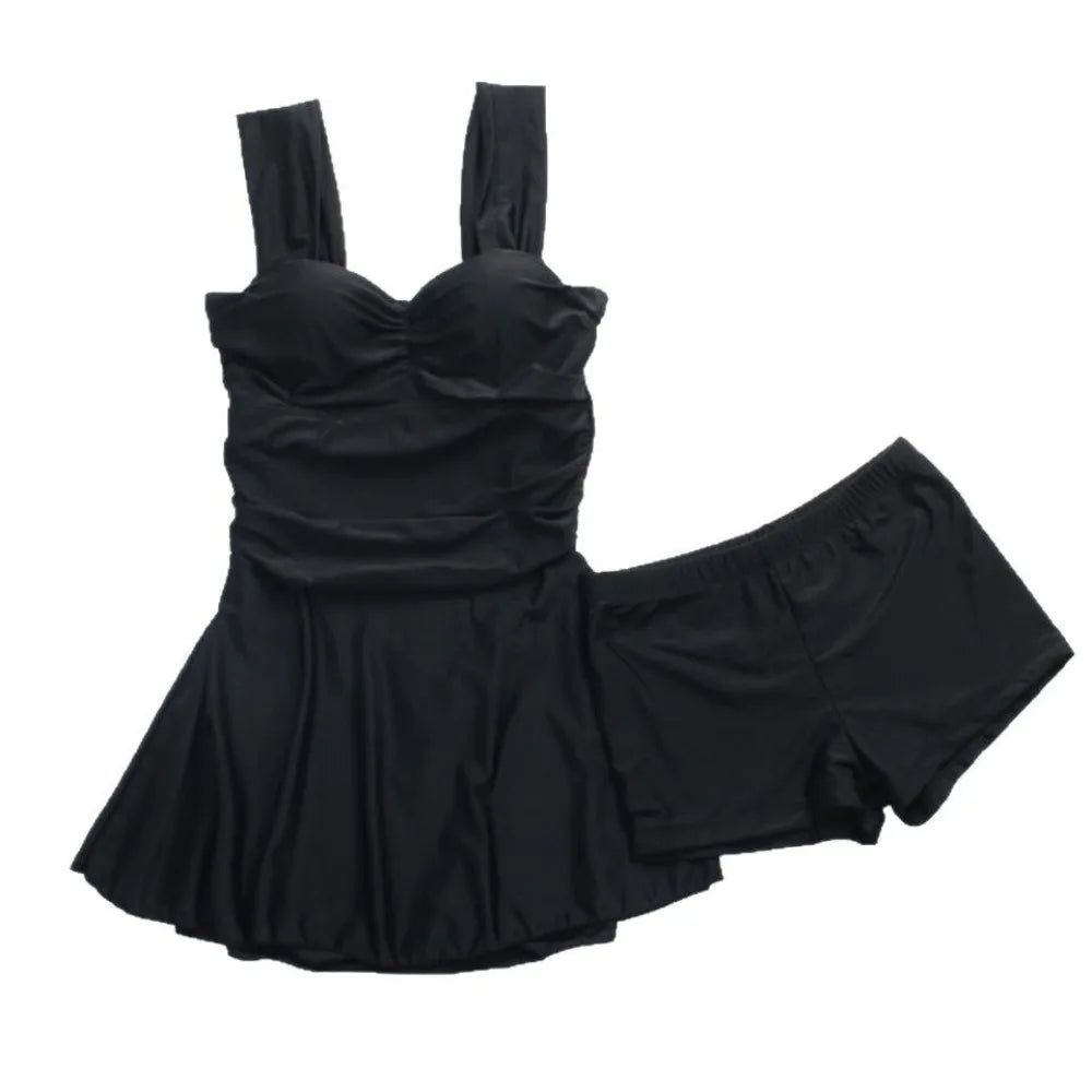 Women's Padded One-Piece Swimsuit – Steel Support & Slimming One-Piece Swimsuit Axl Black L