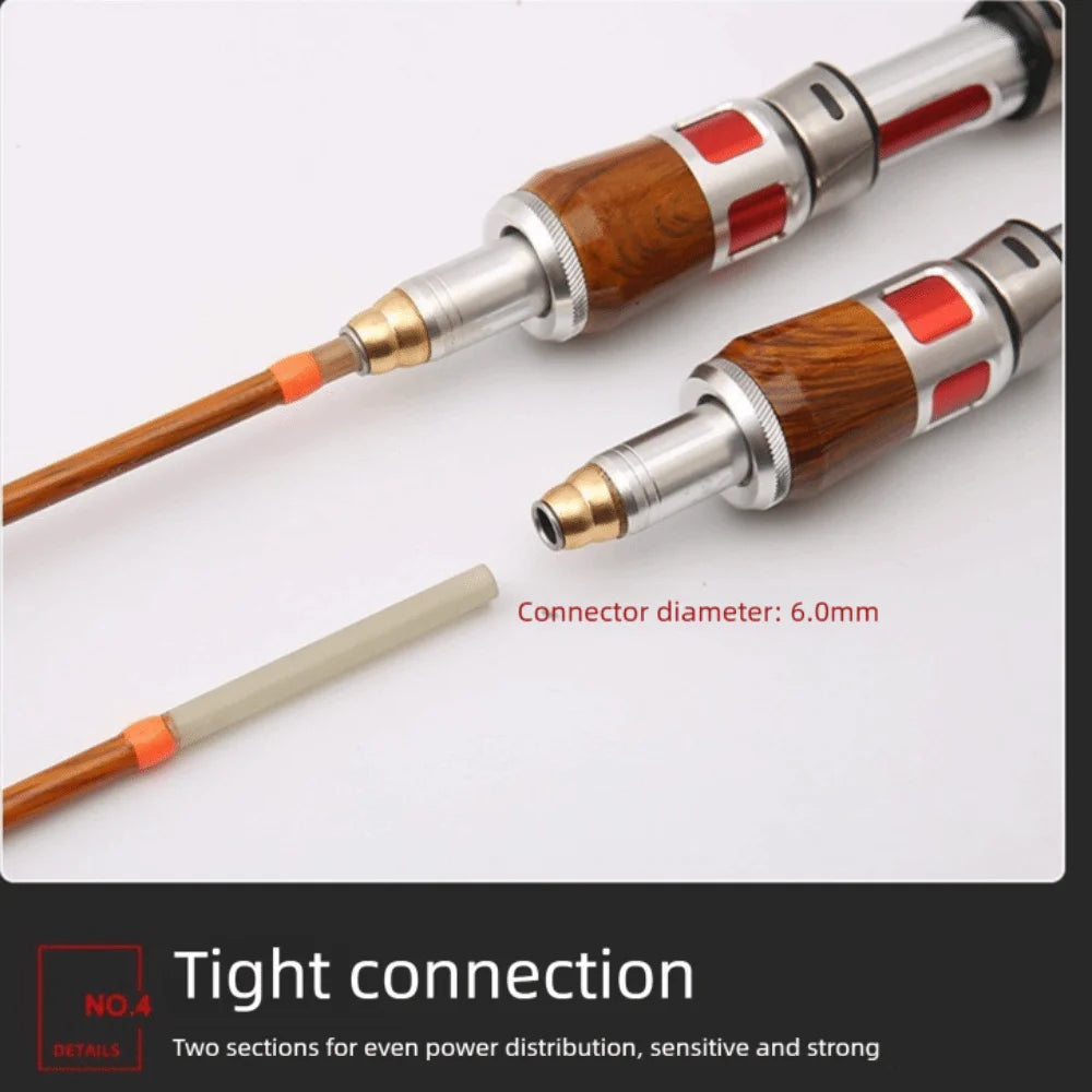 1.4m Carbon Fiber Spinning Travel Rod – 4-Section UL Fishing Pole Spinning Fishing Rod Axl