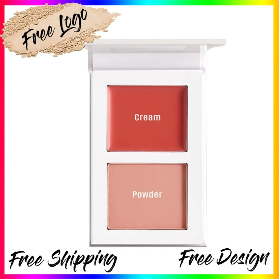 Dual Color Creamy Blush – Matte Vegan Private Label Blusher Cream Blush Axl