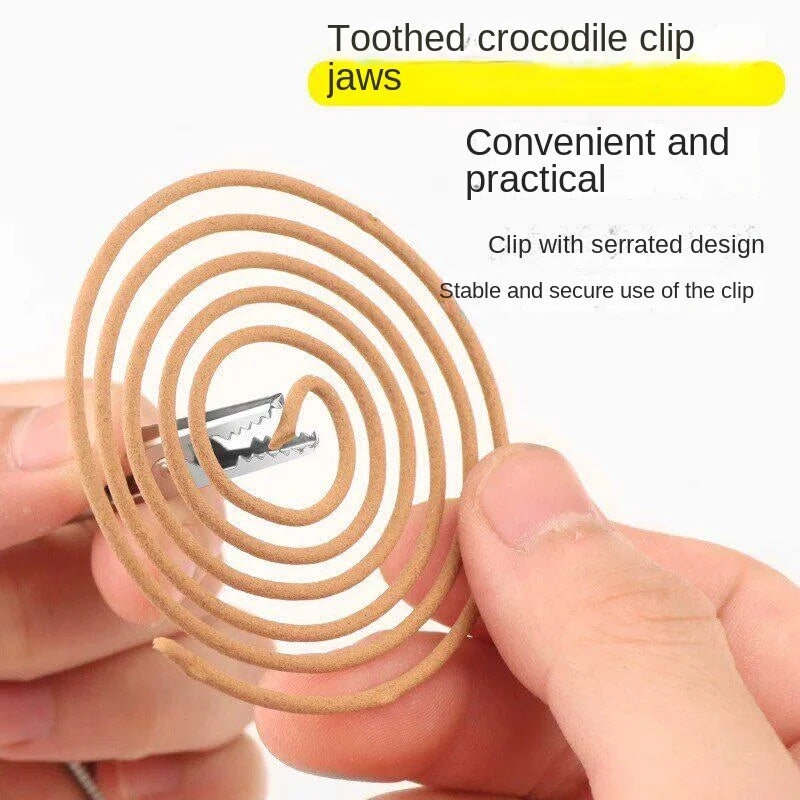 Mosquito Coil Clip Holder Double-Ended Universal Bracket Incense Clip Holder Axl