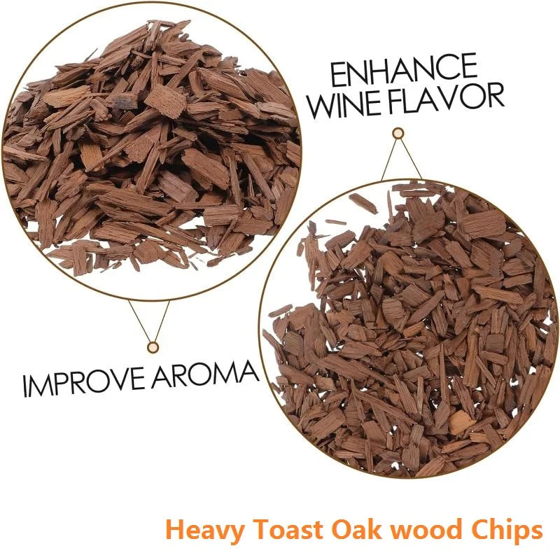 125g French Toasted Oak Chips for Wine & Whiskey Brewing Oak Brewing Chips Axl