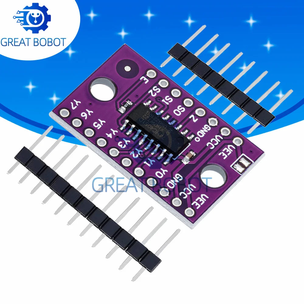 74HC4051 CD4051 8-Channel Analog Multiplexer for Arduino Analog Multiplexer IC Axl Default Title