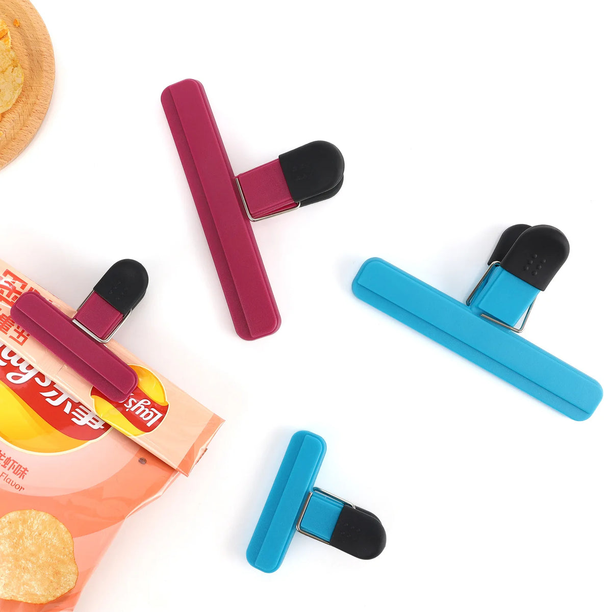 Food-Grade ABS Bag Sealing Clips – Moisture-Proof Snack Clips Food Storage Clips Axl