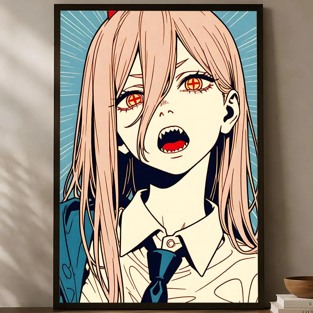 Self-Stick HD Cartoon Wall Art Poster – Waterproof Home Decor Wall Art Poster Axl White12 60X90cmNoframe