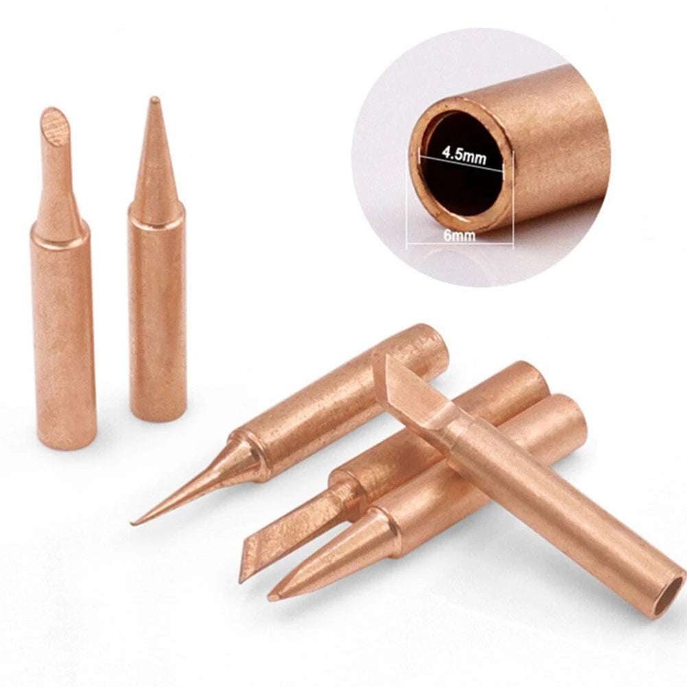 6-Pc Copper Heatset Insert Soldering Iron Tips for 3D Printing Soldering Iron Tips Axl