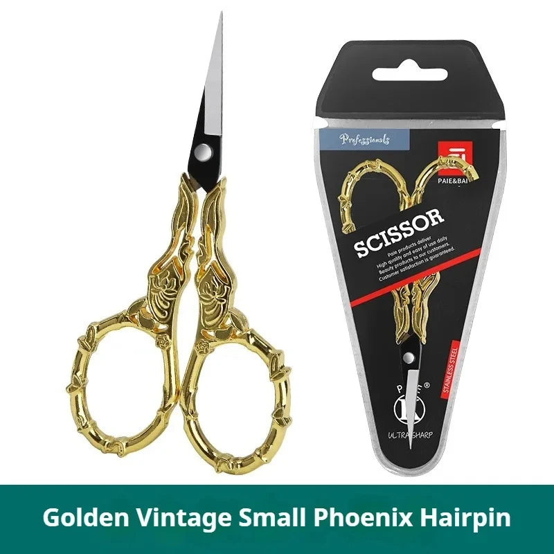 Retro Sewing Scissors – Steel Embroidery & Cross-Stitch Cutter Embroidery Scissors Axl