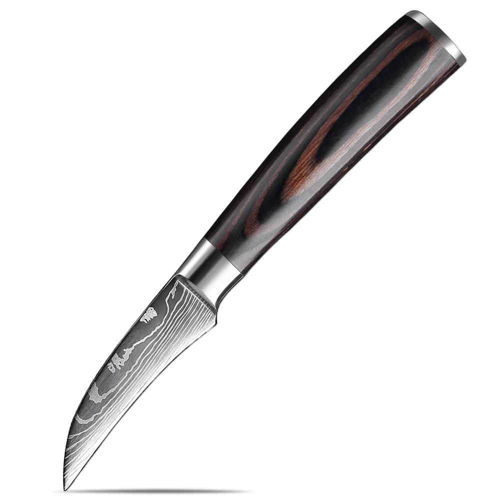 XITUO Damascus Chef Knife Set 1–10 Pcs | Ultra-Sharp Kitchen Knives Chef Knife Set Axl petty Knife