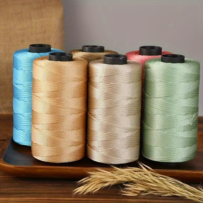 250g Flat Band Hollow Polyester Yarn – Crochet Hat & Cushion Crochet Craft Yarn Axl