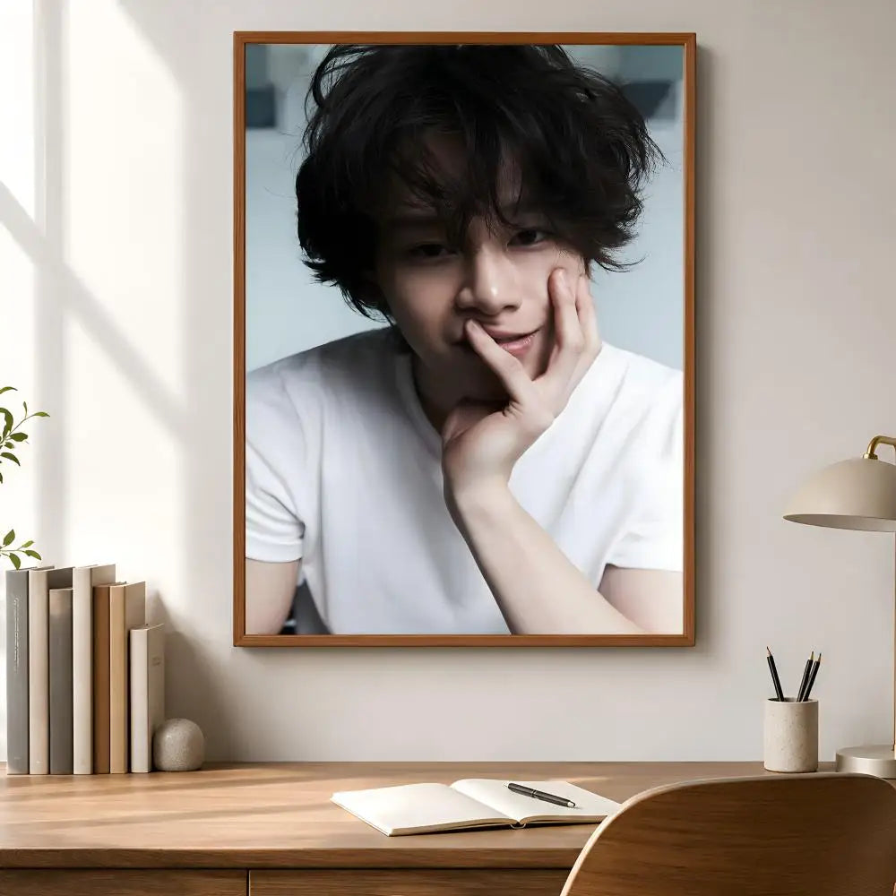 Cha Woo-min HD Waterproof Poster Stickers | Wall Décor & Gift Poster Sticker Axl