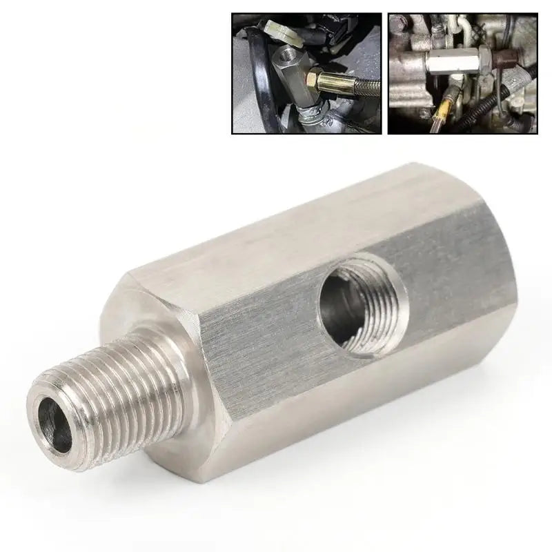 Oil Pressure Sensor Tee Adapter 1/8" NPT to M10/M12/M14 Oil Sensor Tee Adapter Axl