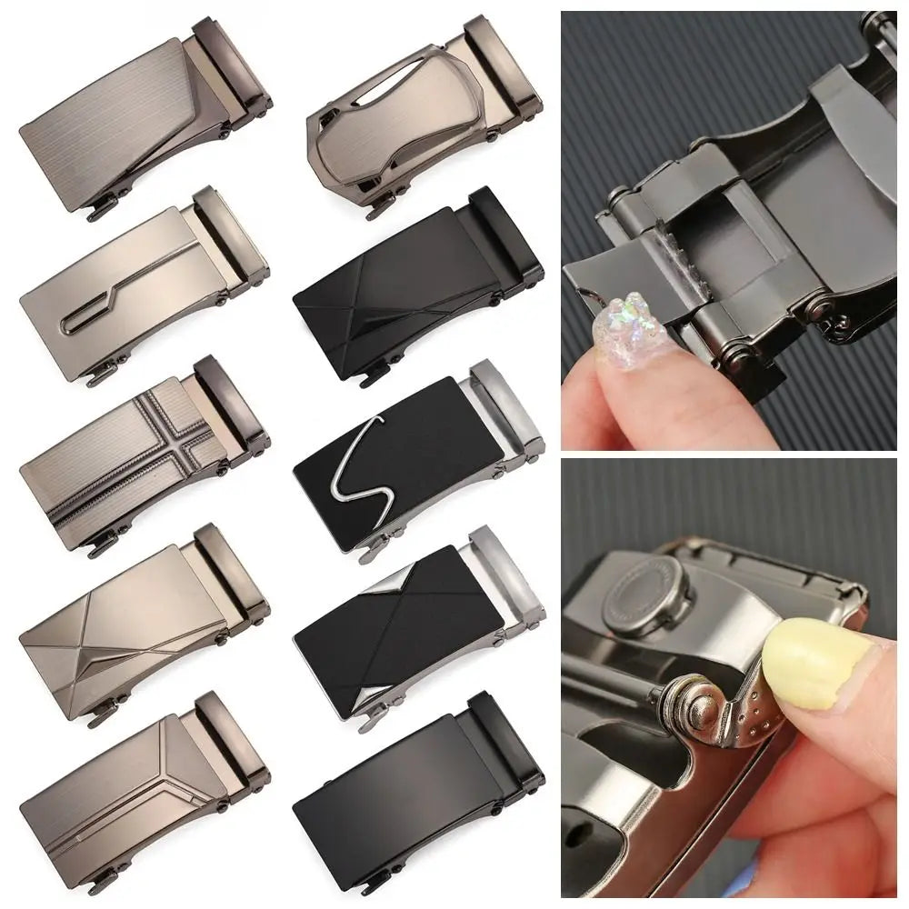 Automatic Iron Belt Buckle – DIY Men's Replacement Buckle Belt Buckle Axl