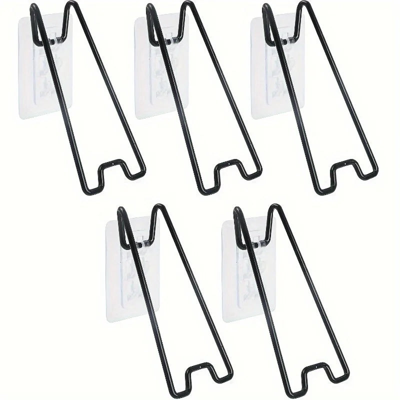 5-Pack Adjustable Black Metal Easel Brackets for Picture Frames Picture Frame Easels Axl 5pcs